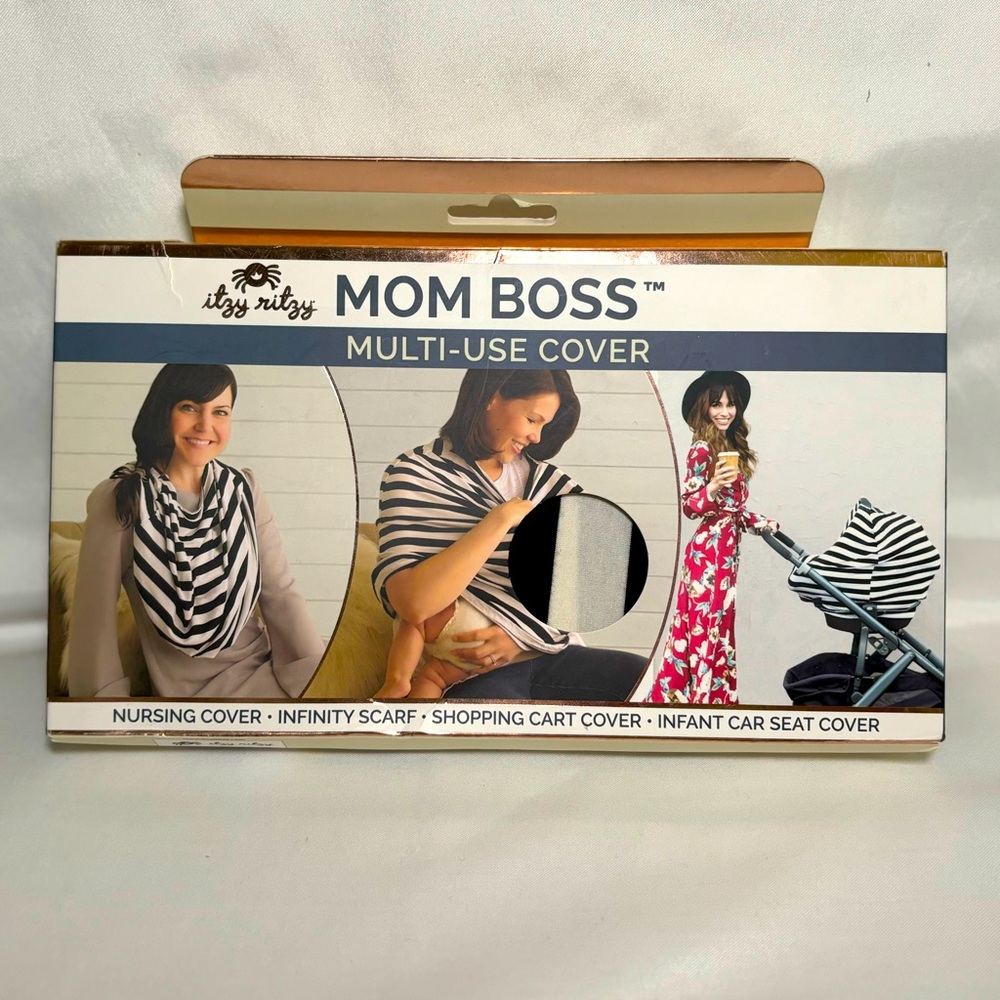 Itzy Ritzy Mom Boss 4-in-1 Multi-Use Cover New in Box